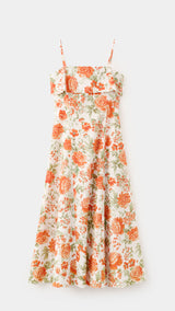 Mango vestido nicola in orange - Image 1