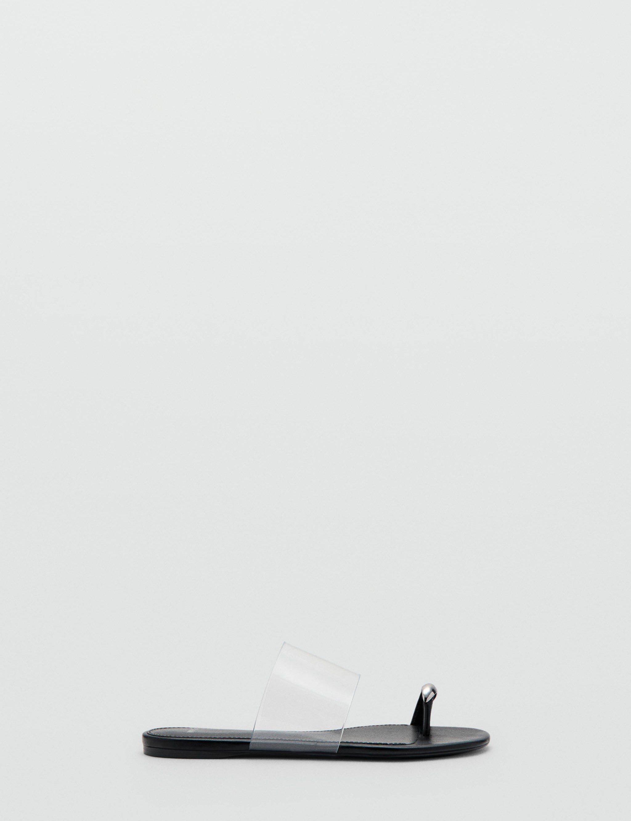 Mango sandalia drop in black - Image 1