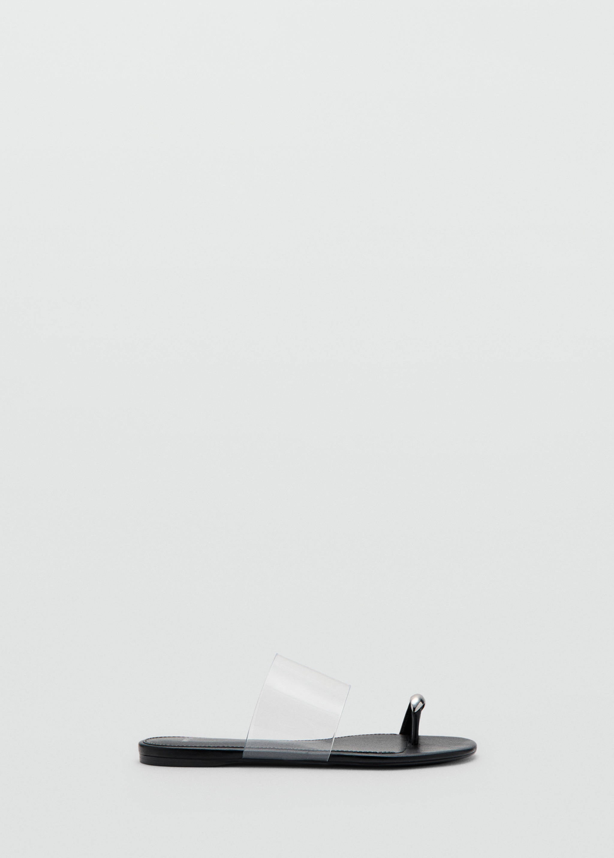 Mango sandalia drop in black - Image 1