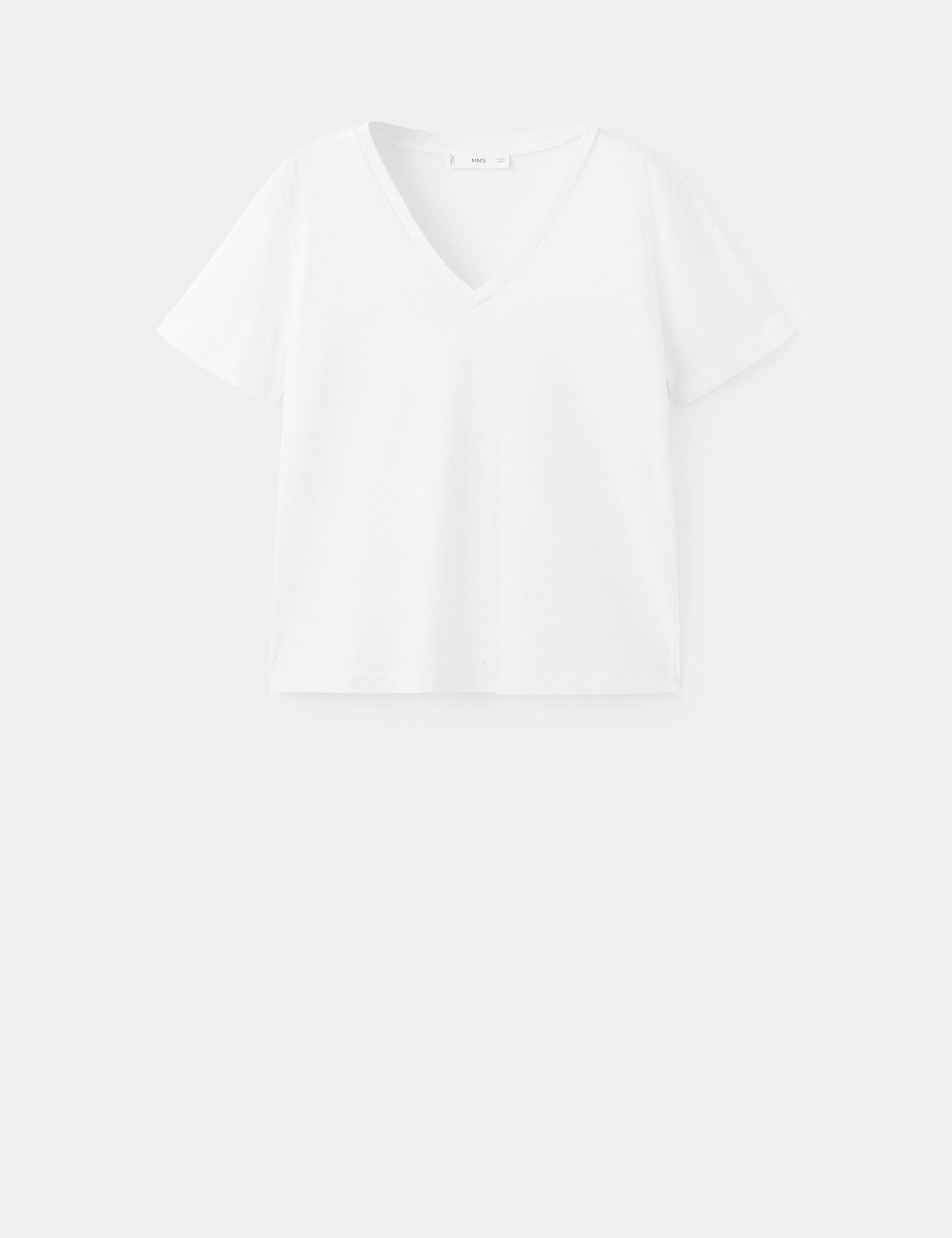 Mango camiseta chalspi in white - Image 1