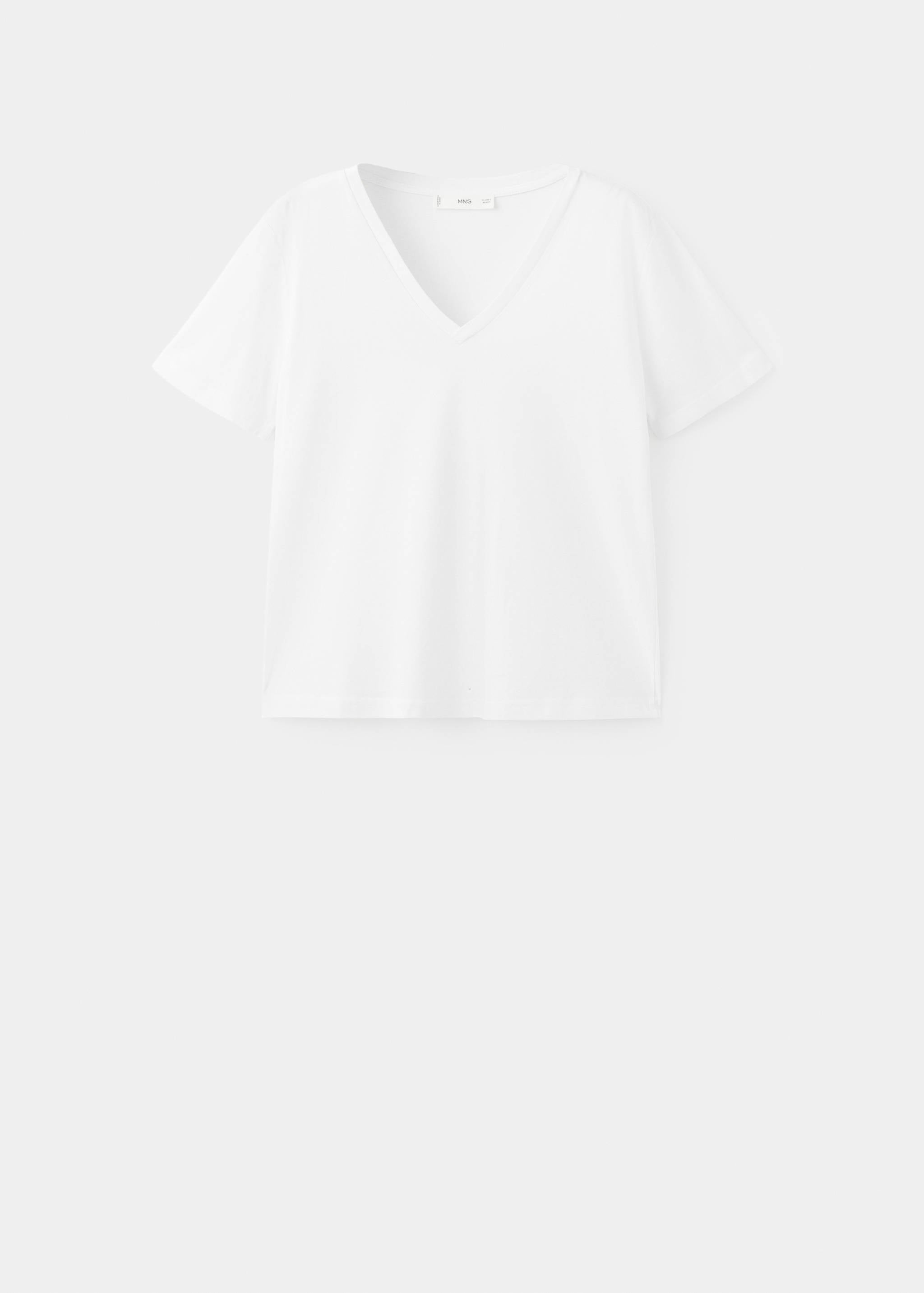 Mango camiseta chalspi in white - Image 1