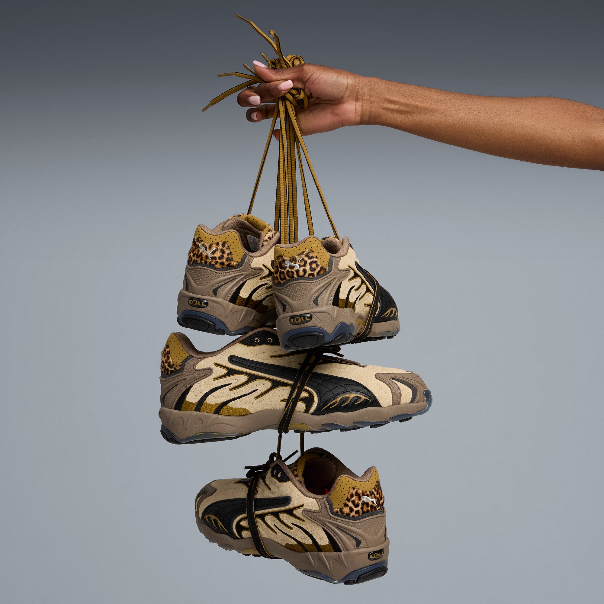 PUMA A$AP Rocky x PUMA inhale sneakers in toasted almond - Image 1