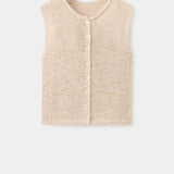 Mango chaleco paquita in beige - Image 1