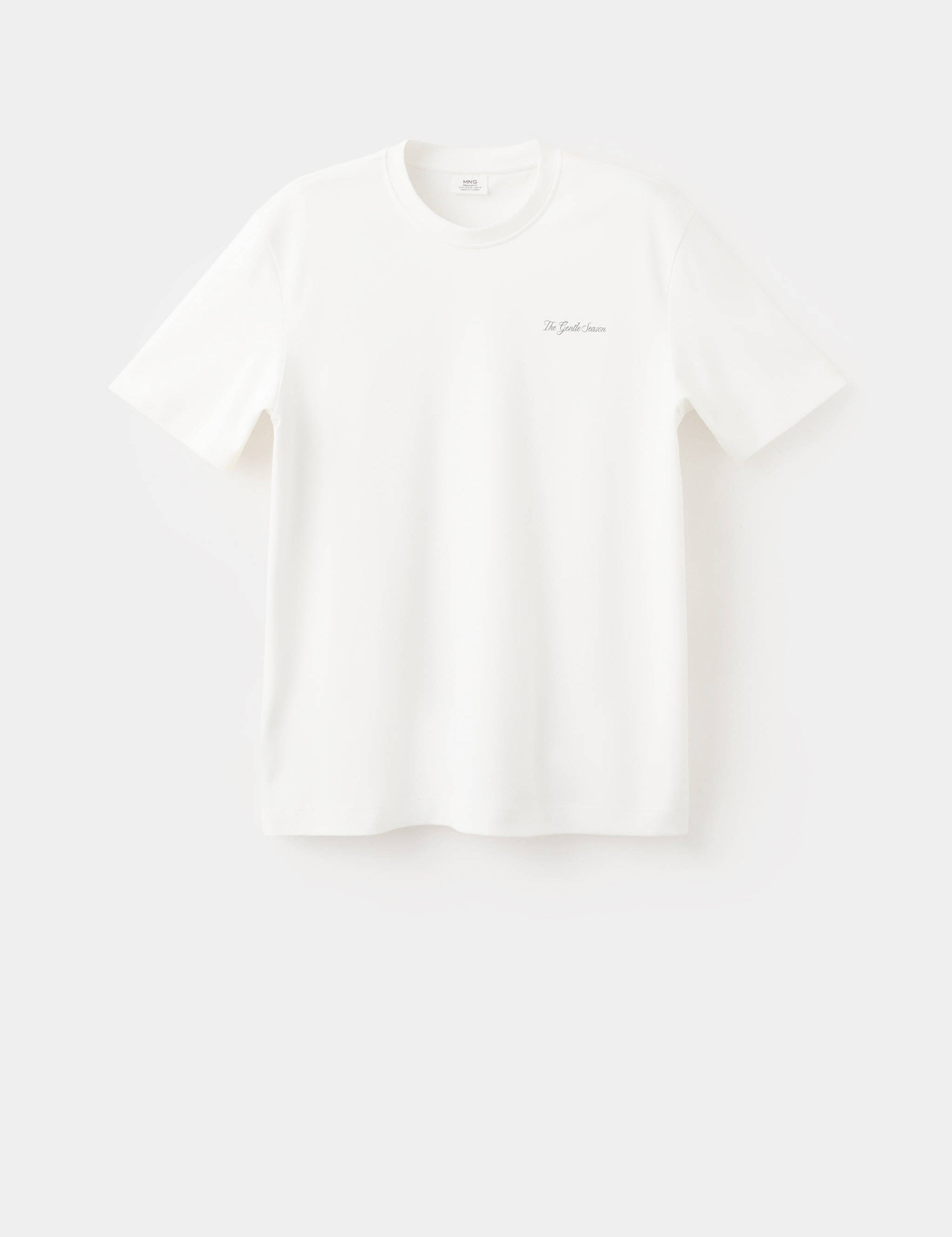 Mango camiseta gentle in white - Image 1