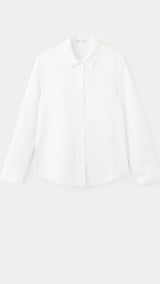 Mango camisa lino in off white - Image 1