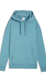 PUMA essentials relaxed hoodie women in baltic sea blue - Image 1