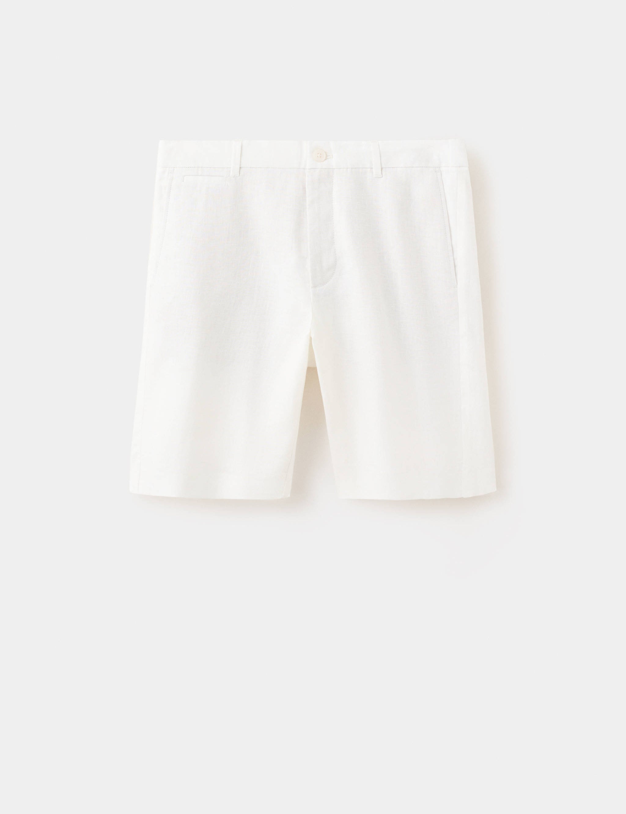 Mango bermudas carp in off white - Image 1