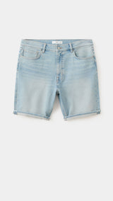 Mango bermudas rock in light denim - Image 1
