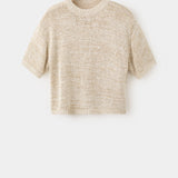 Mango jersey paquita in beige - Image 1