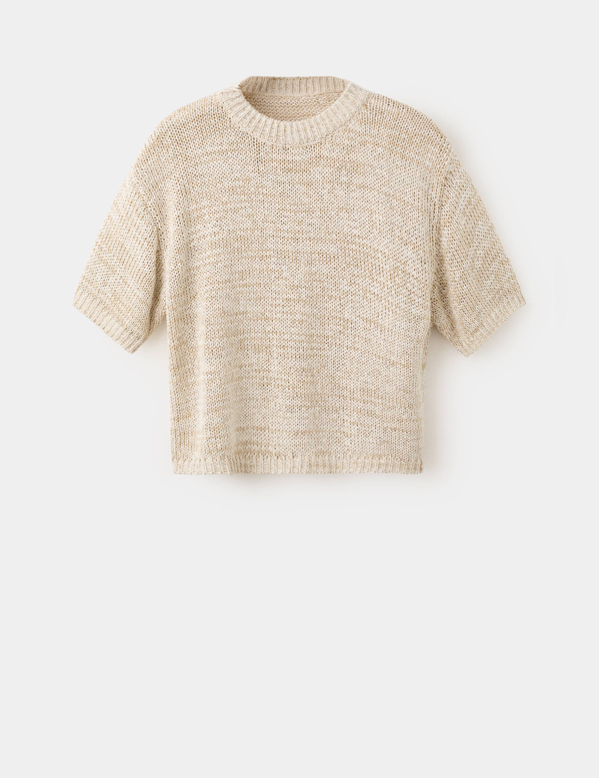 Mango jersey paquita in beige - Image 1