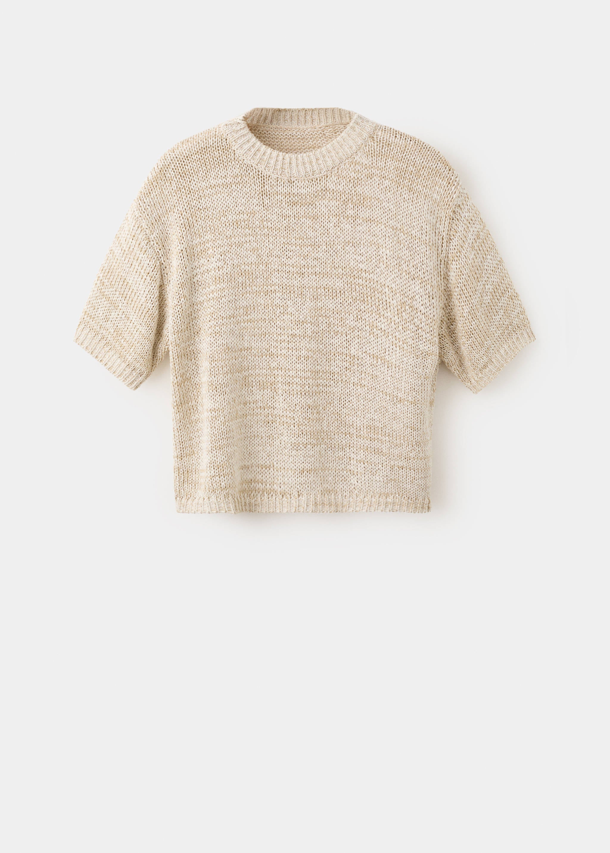 Mango jersey paquita in beige - Image 1