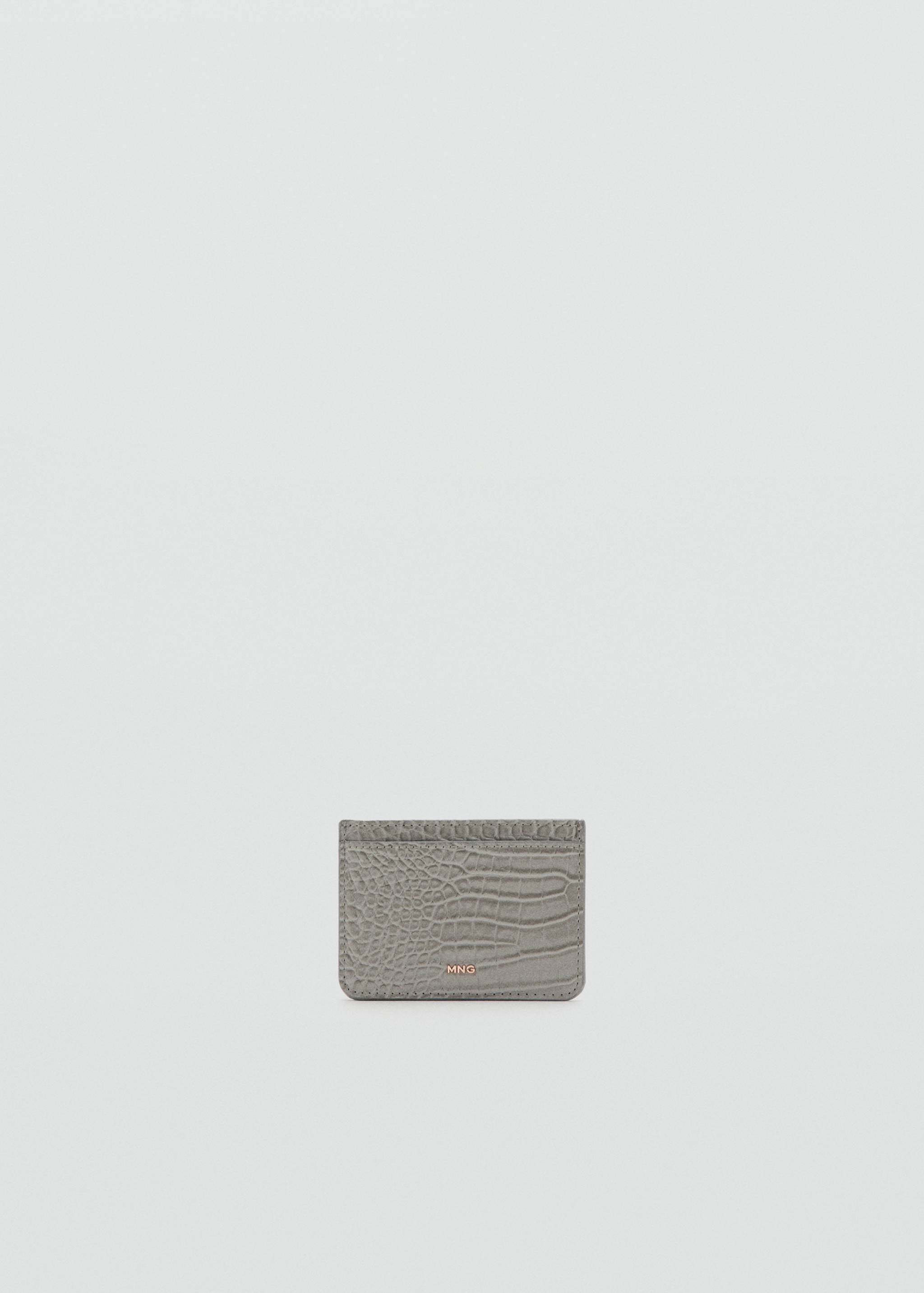 Mango tarjetero p victoria in grey - Image 1