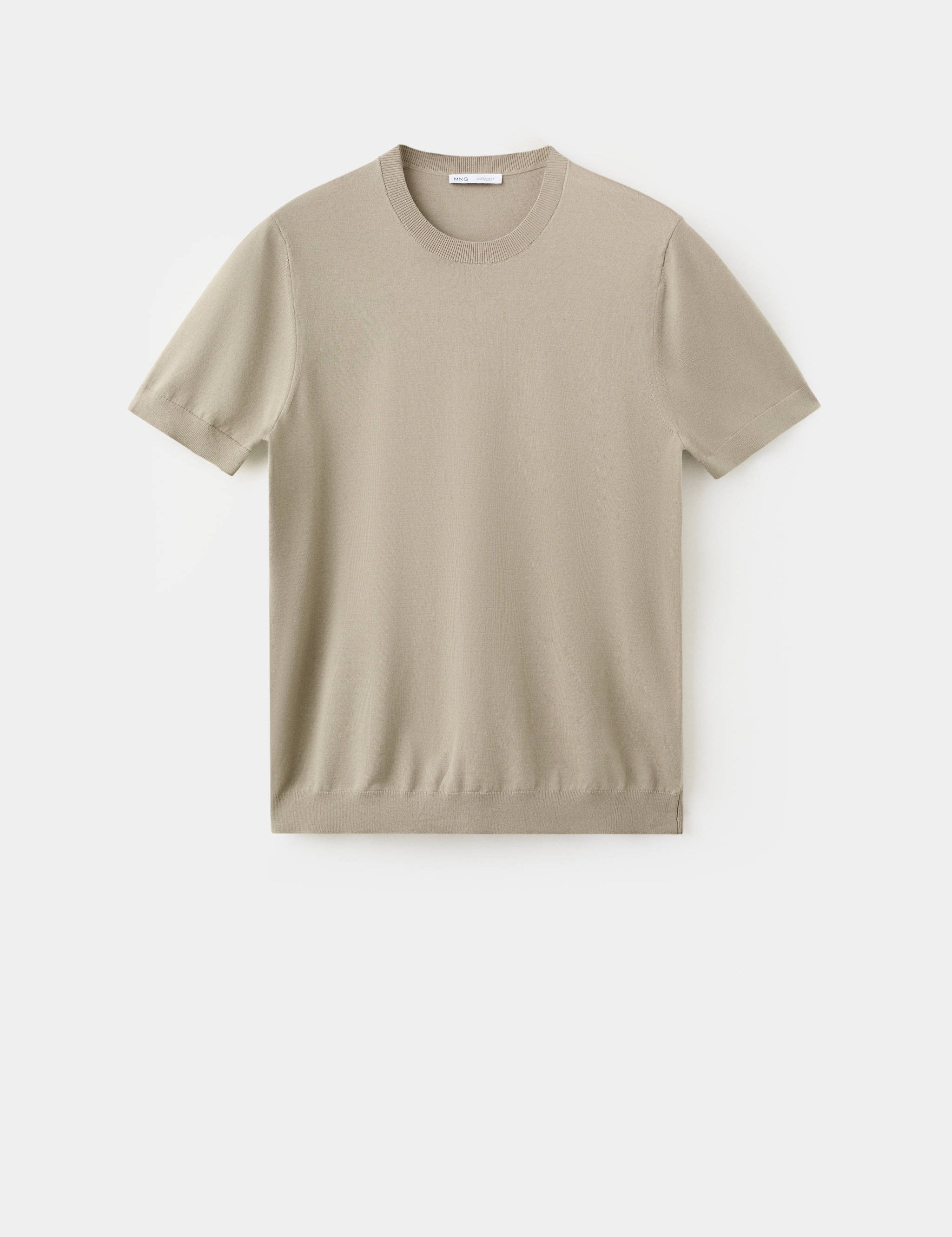 Mango camiseta tricot arraona in sand - Image 1