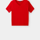 Mango jersey escudell in red - Image 1