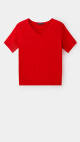 Mango jersey escudell in red - Image 1