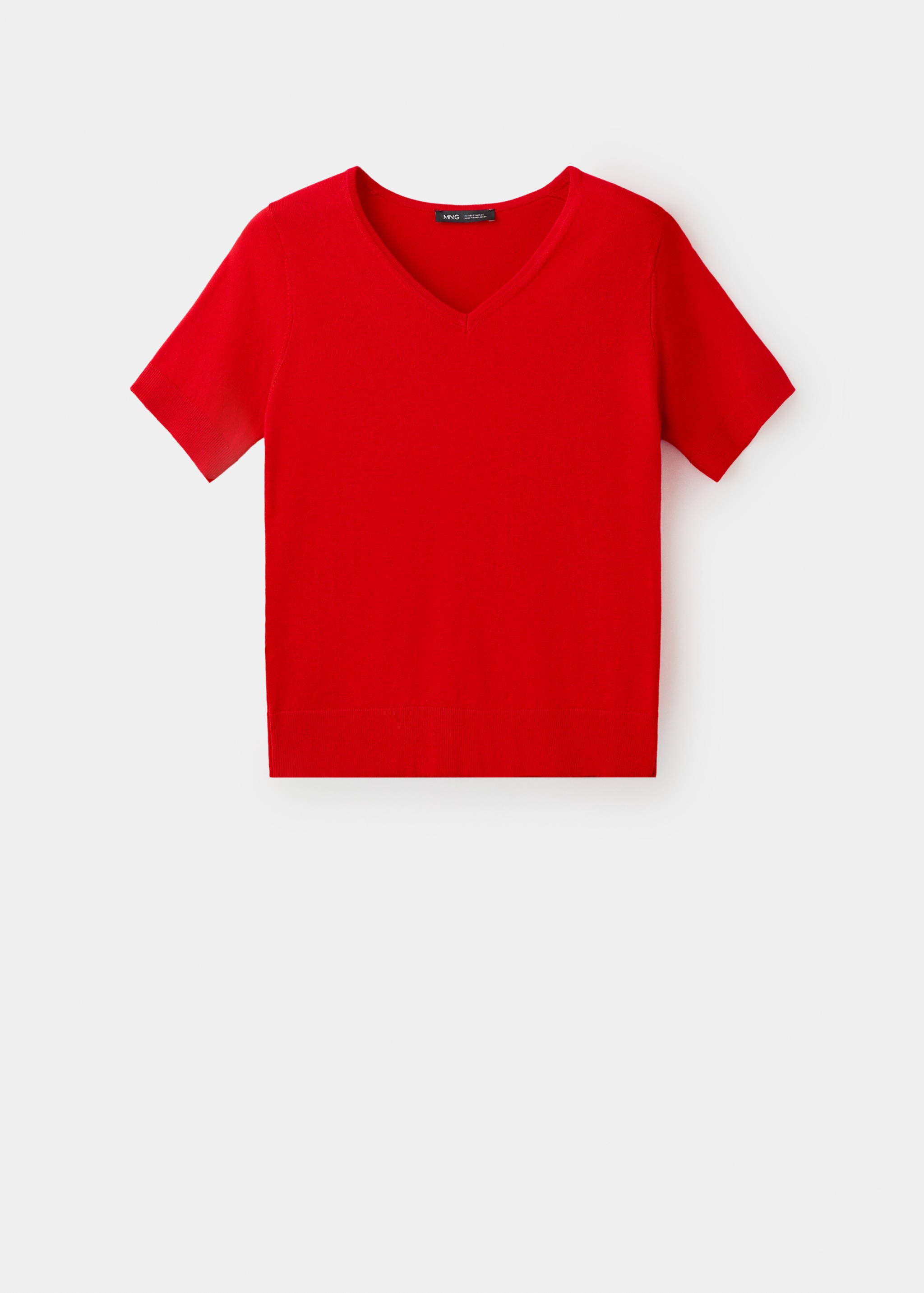 Mango jersey escudell in red - Image 1
