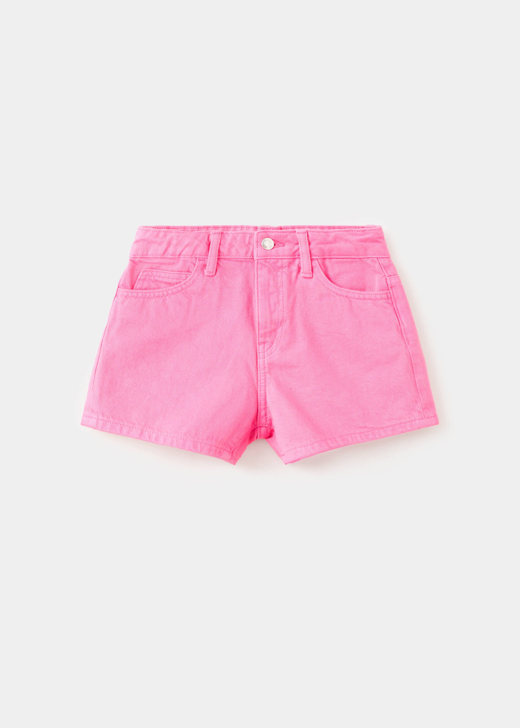 Mango shorts raw in fuchsia - Image 1