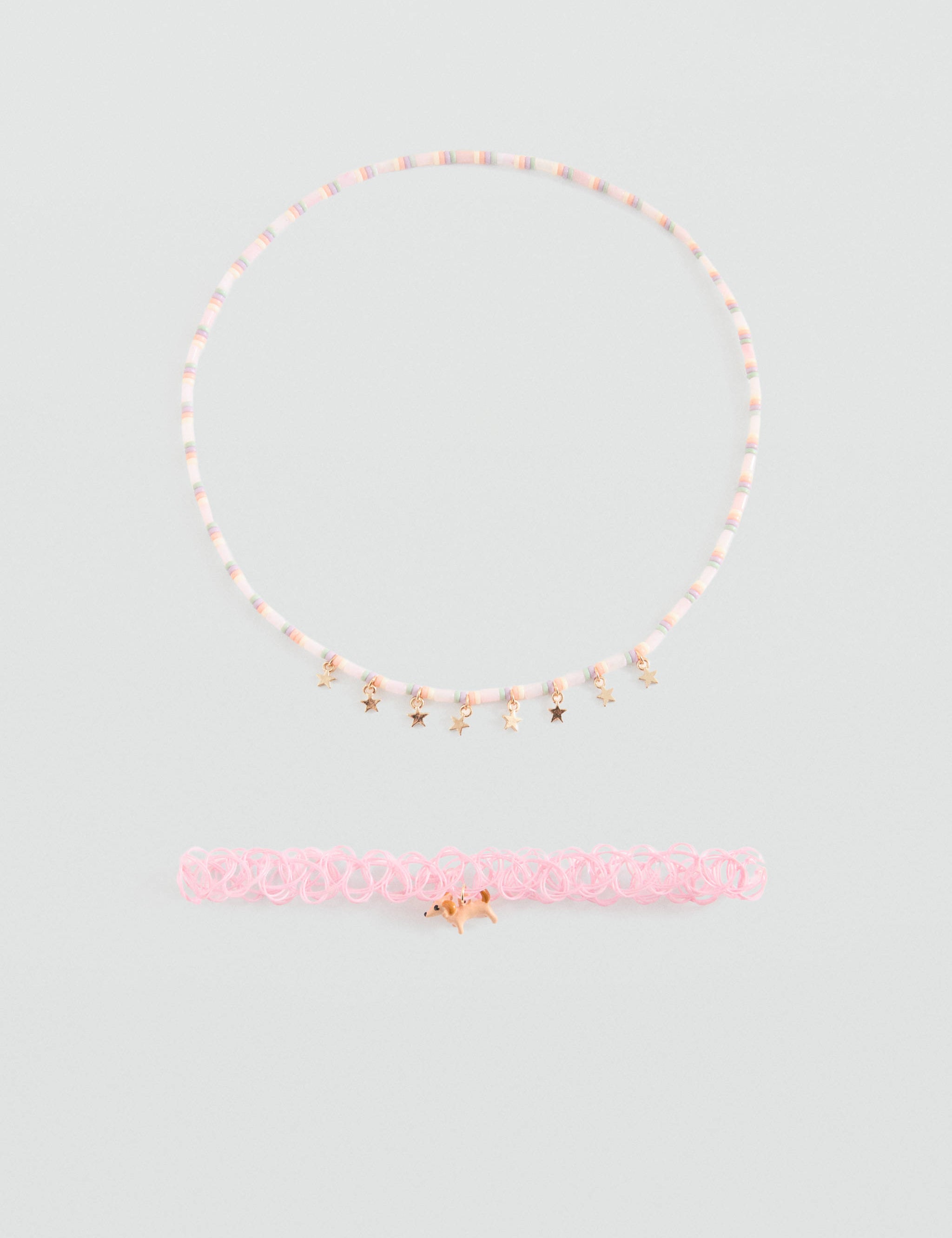 Mango collar cdoggy in vintage pink - Image 1
