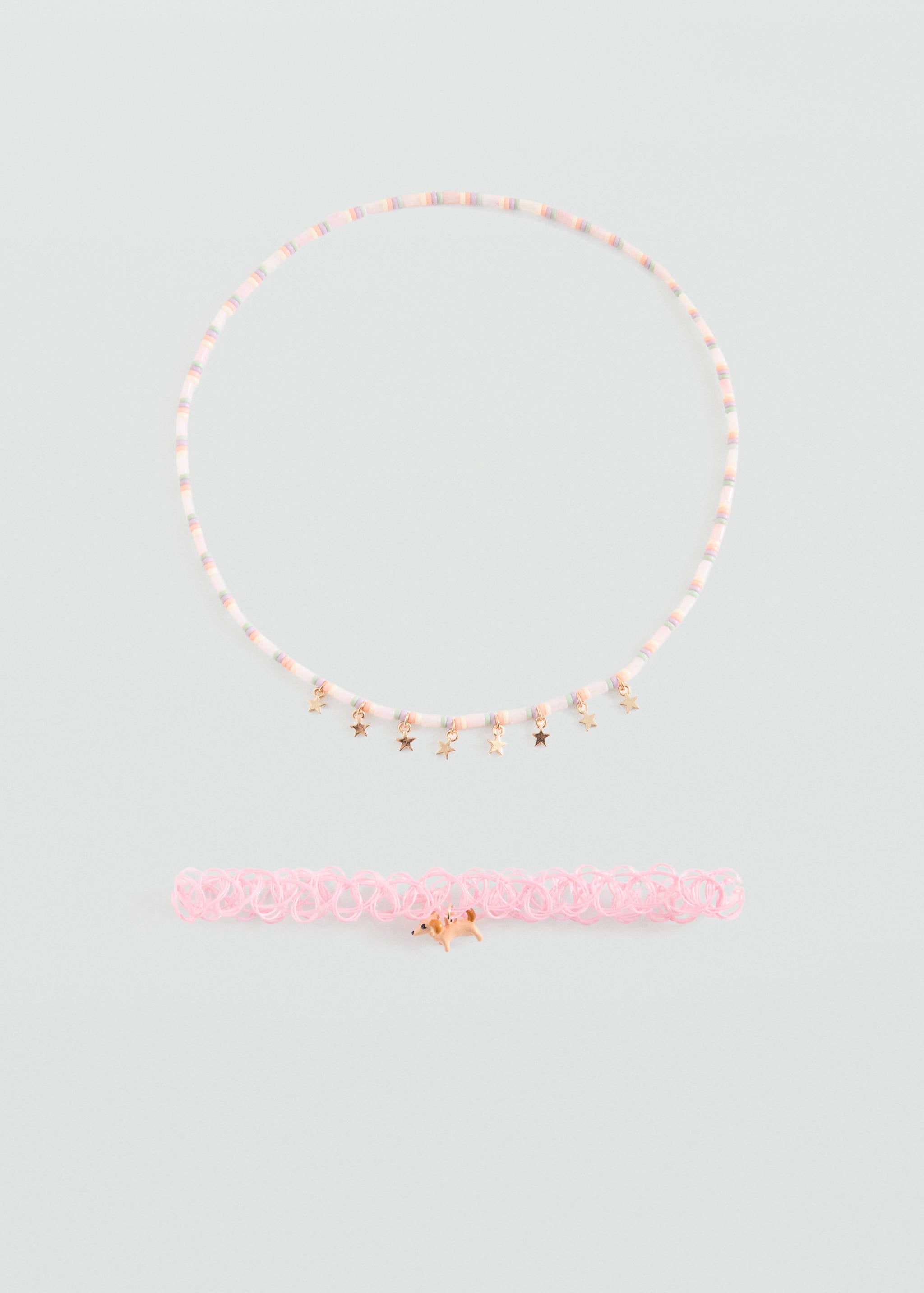Mango collar cdoggy in vintage pink - Image 1