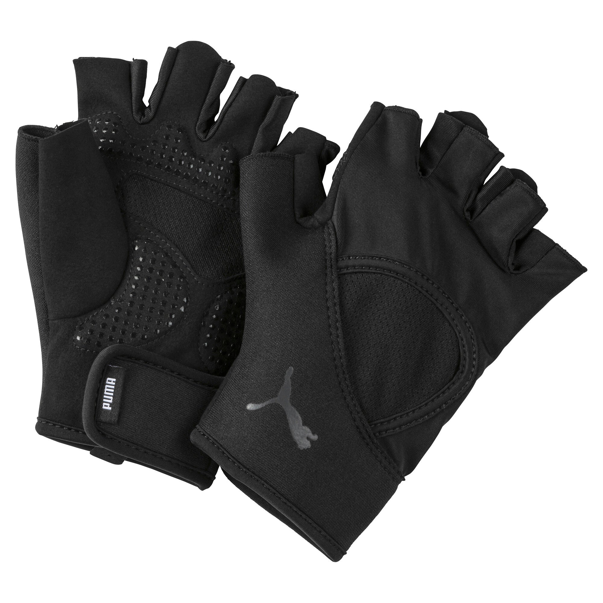 PUMA essential training fingered gloves in black - Image 1