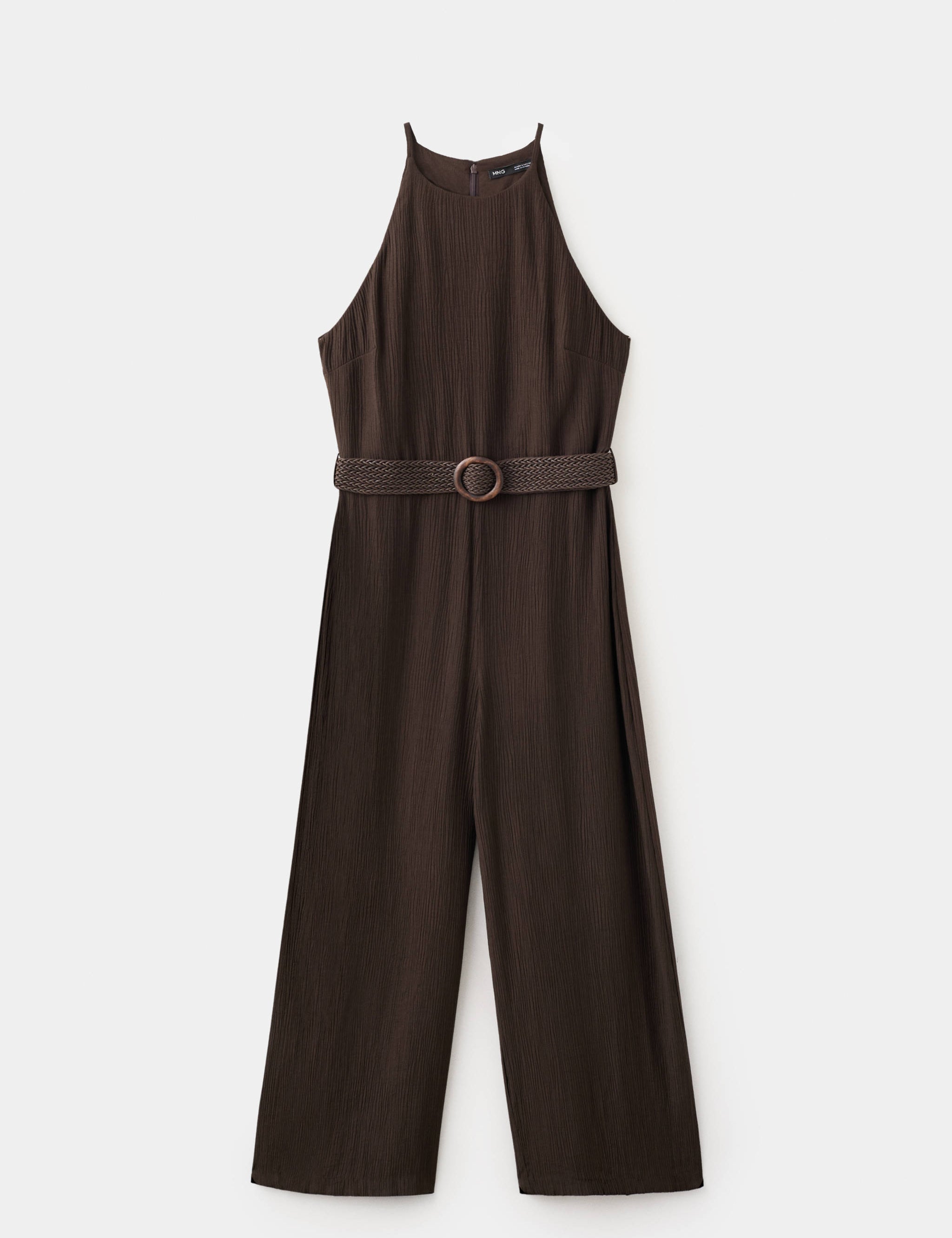 Mango jumpsuit le in chocolate - Image 1