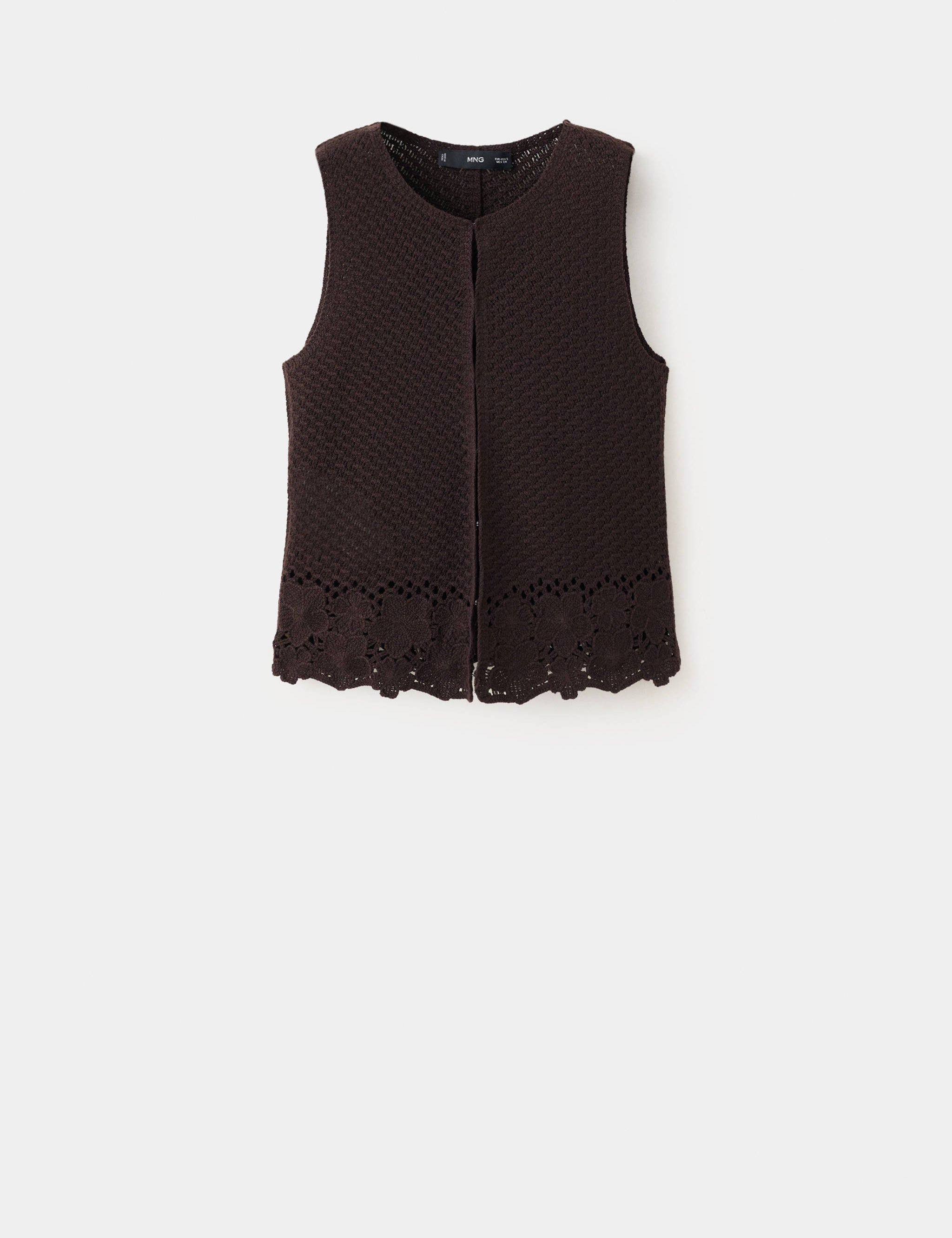 Mango top mashi in brown - Image 1