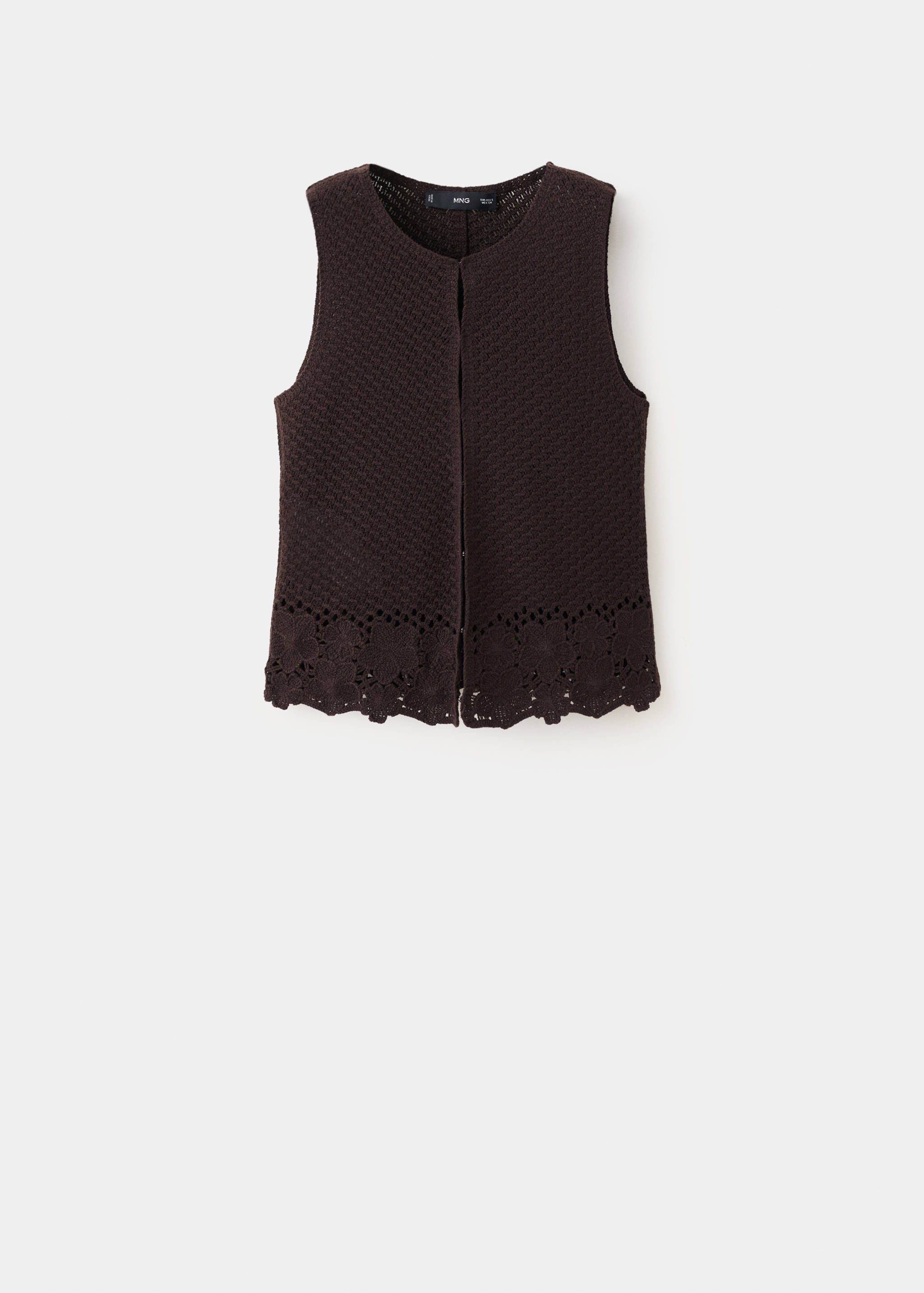 Mango top mashi in brown - Image 1
