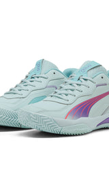 PUMA NOVA smash padel shoes in peaceful blue - Image 1