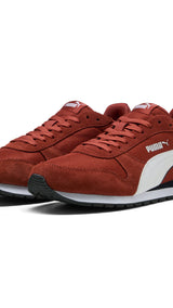 PUMA ST miler sneakers unisex in bordeaux red and white - Image 1