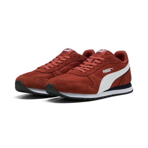 PUMA ST miler sneakers unisex in bordeaux red and white