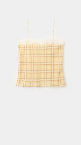 Mango top leire in yellow - Image 1