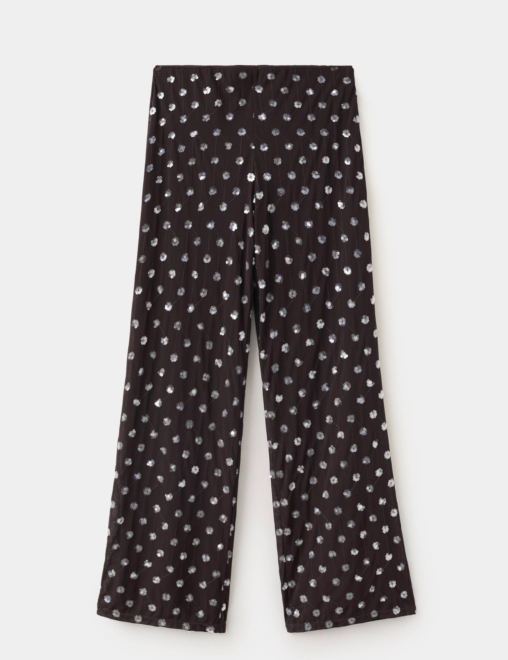 Mango pantalon fiesta in chocolate - Image 1