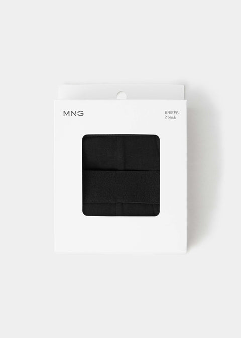 Mango boxers brief in black