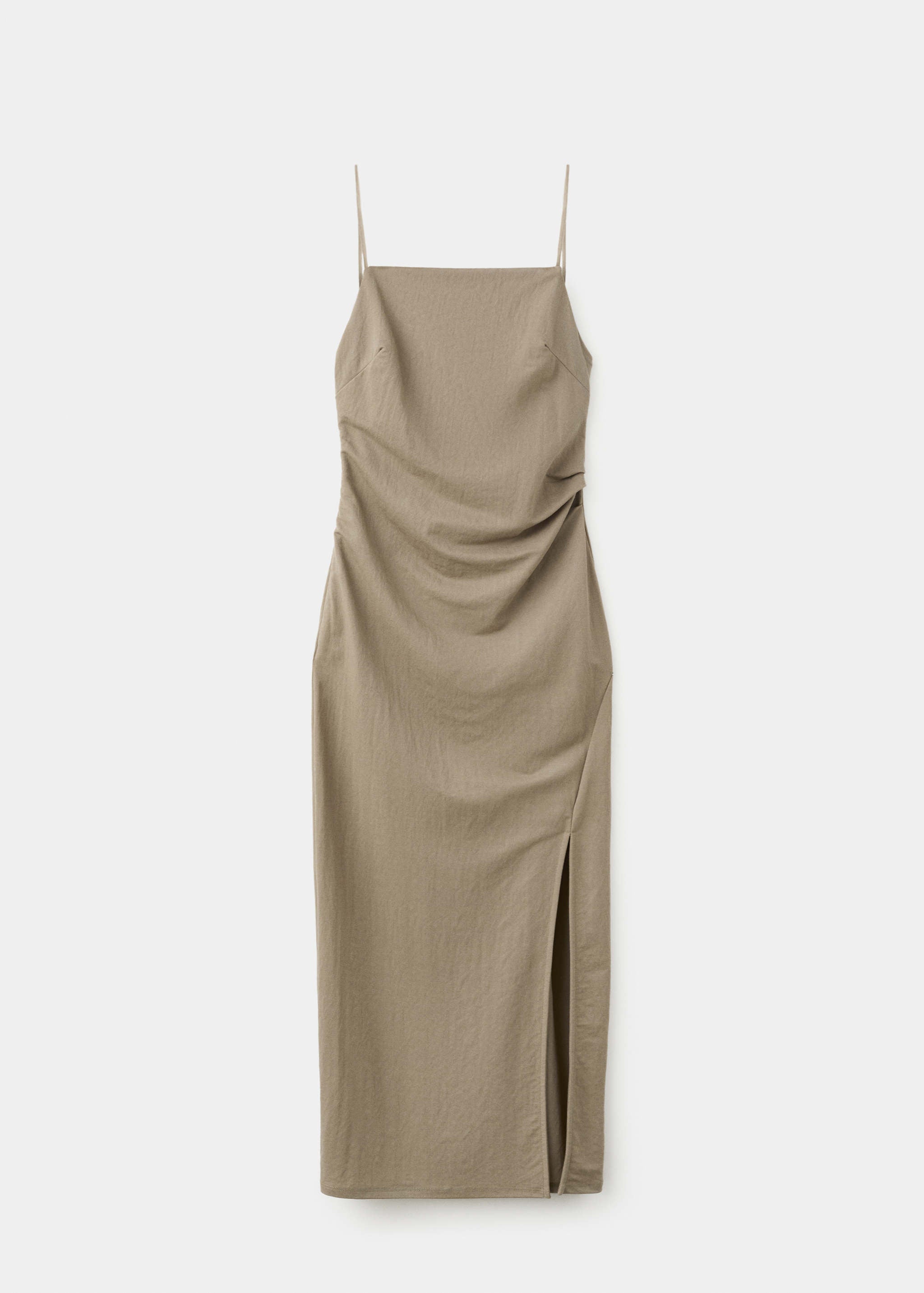 Mango dress stone in taupe - Image 1
