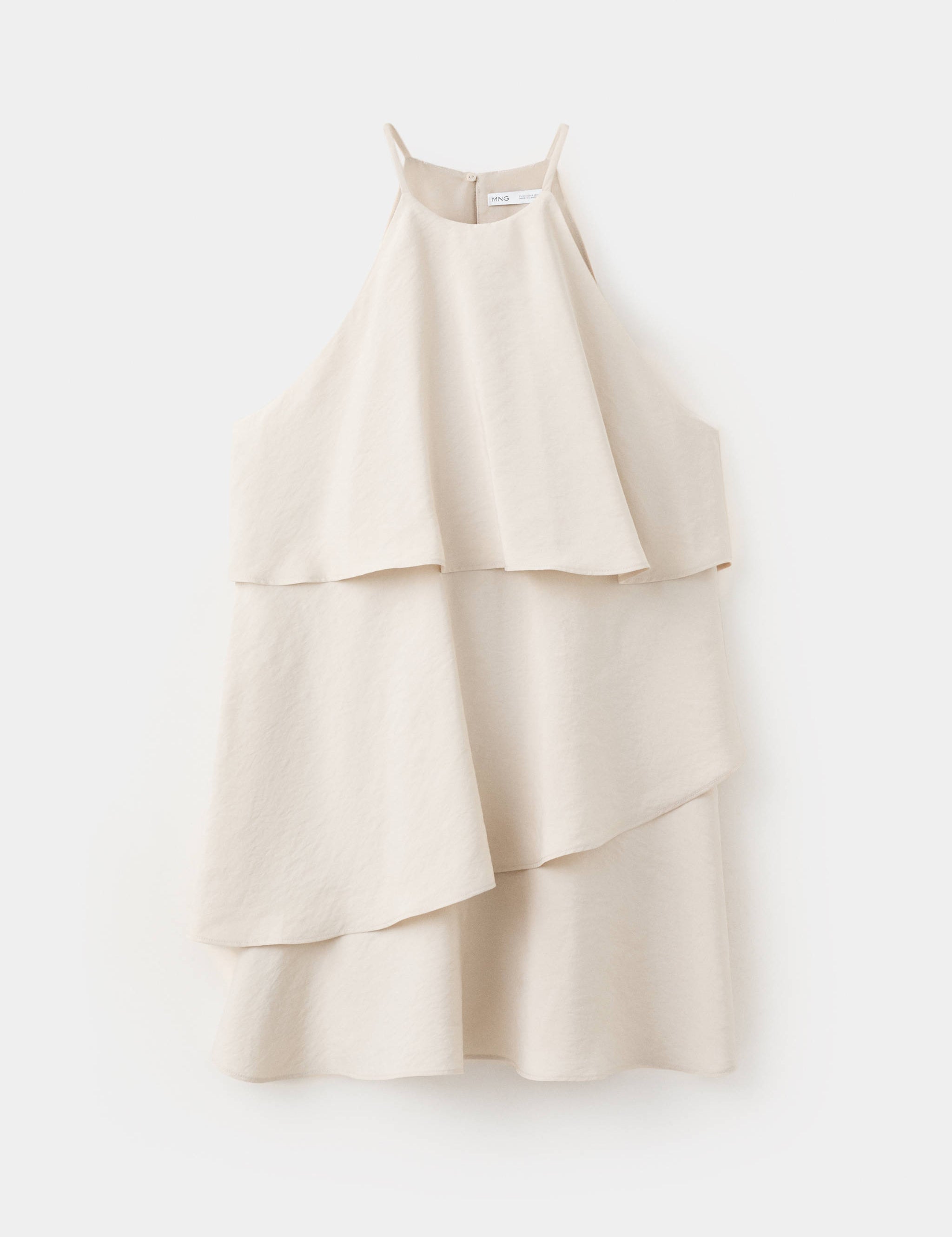 Mango vestido cream in raw - Image 1