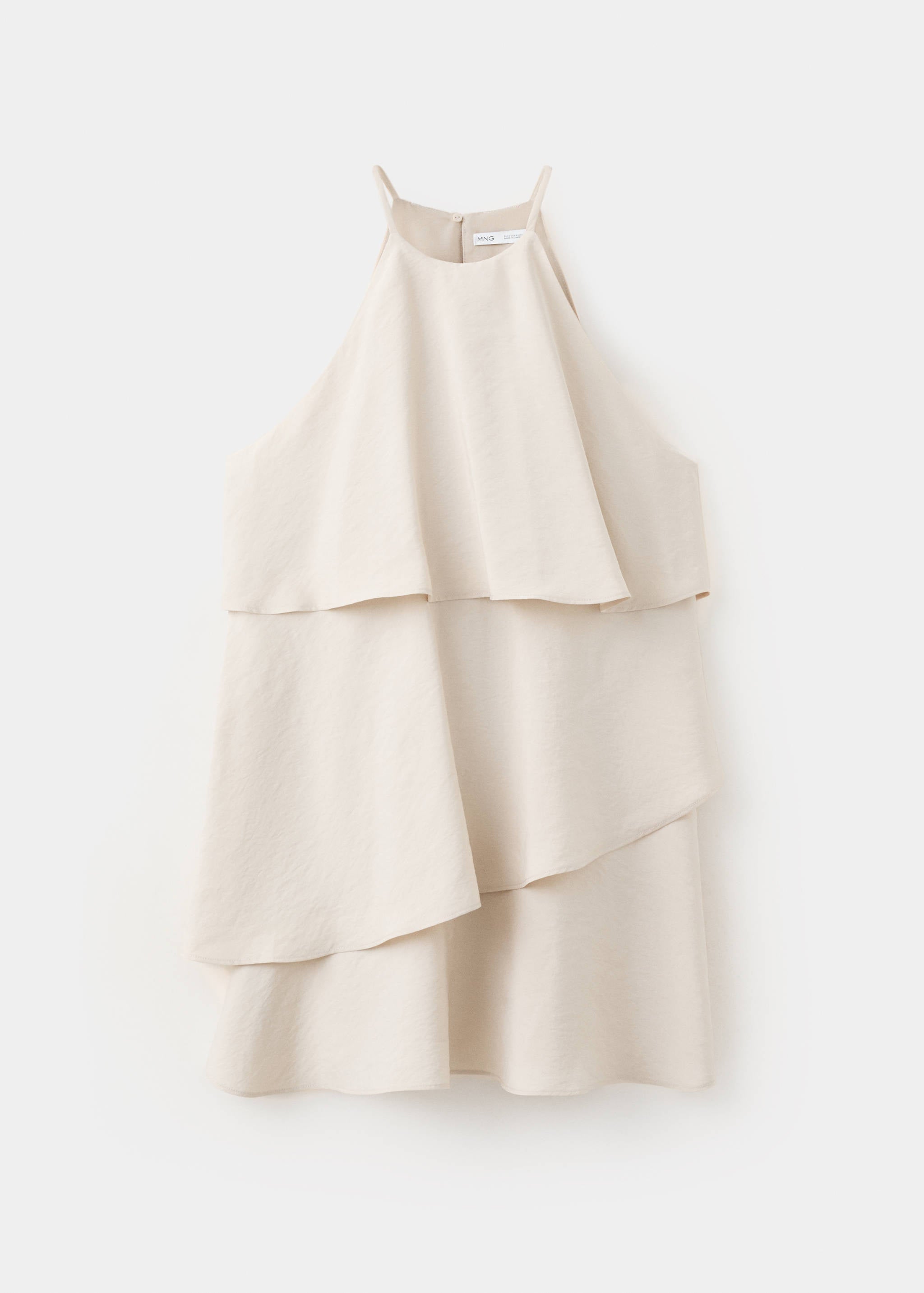 Mango vestido cream in raw - Image 1
