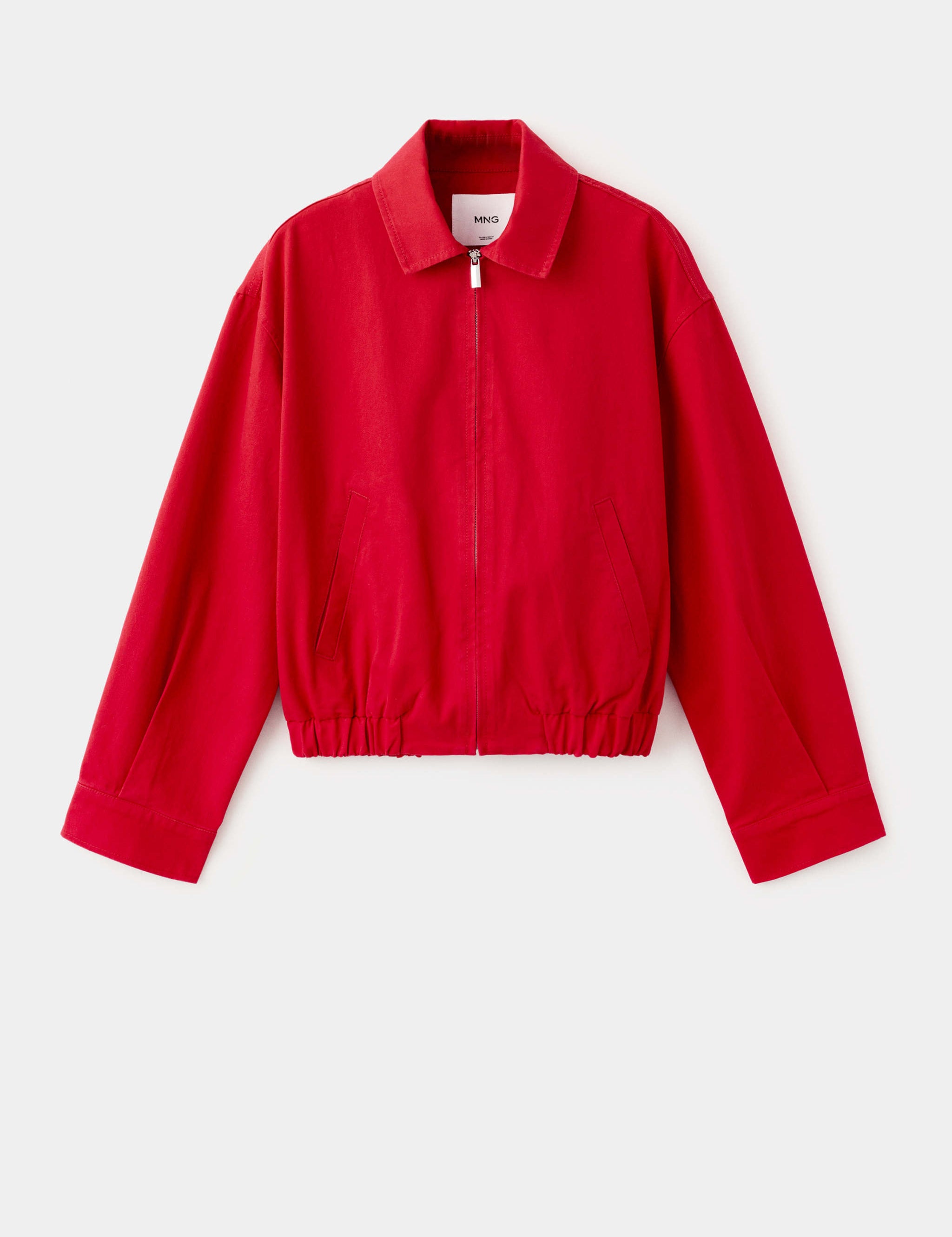 Mango jacket marcos in red - Image 1