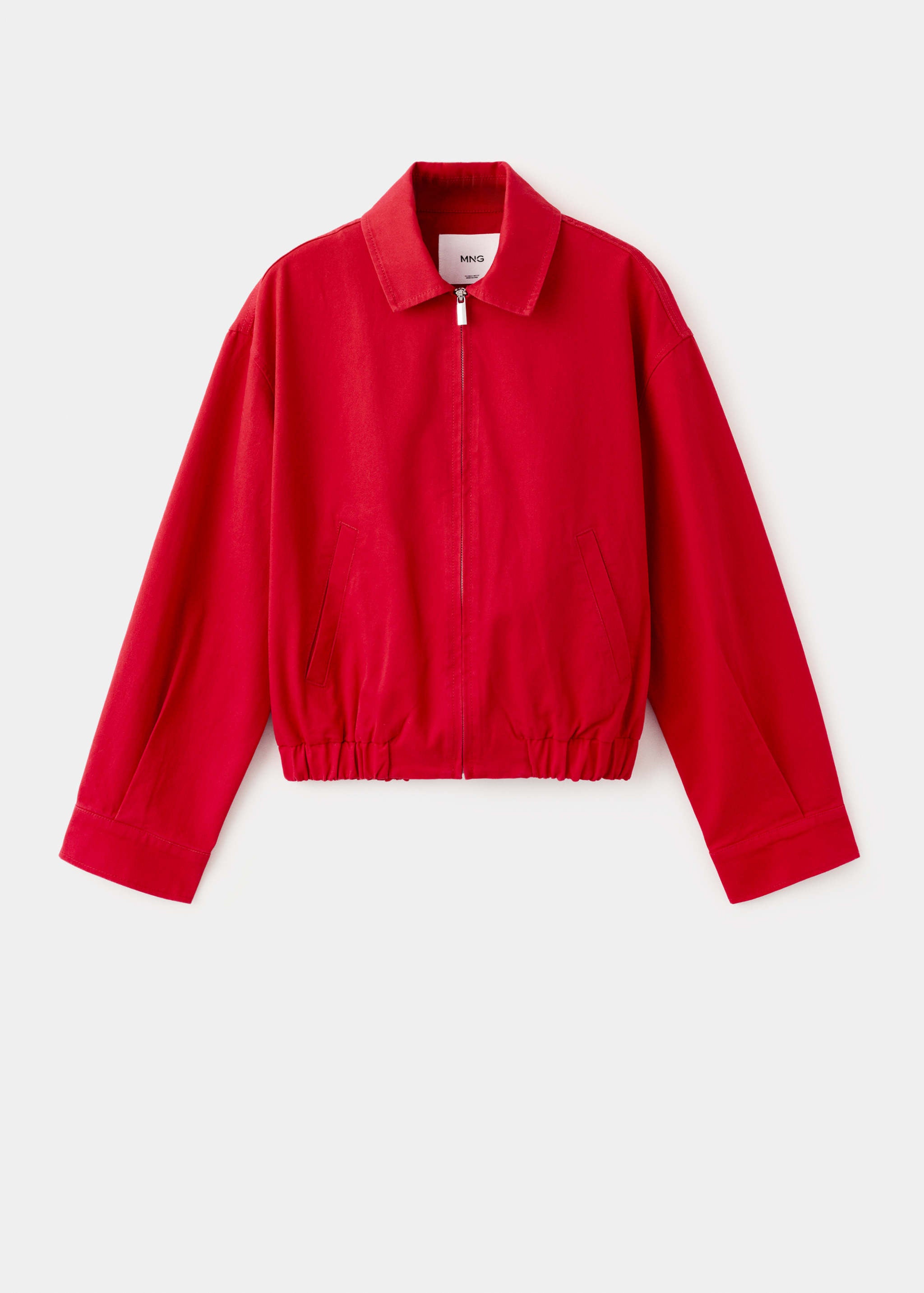 Mango jacket marcos in red - Image 1