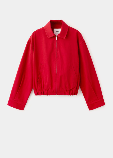 Mango jacket marcos in red