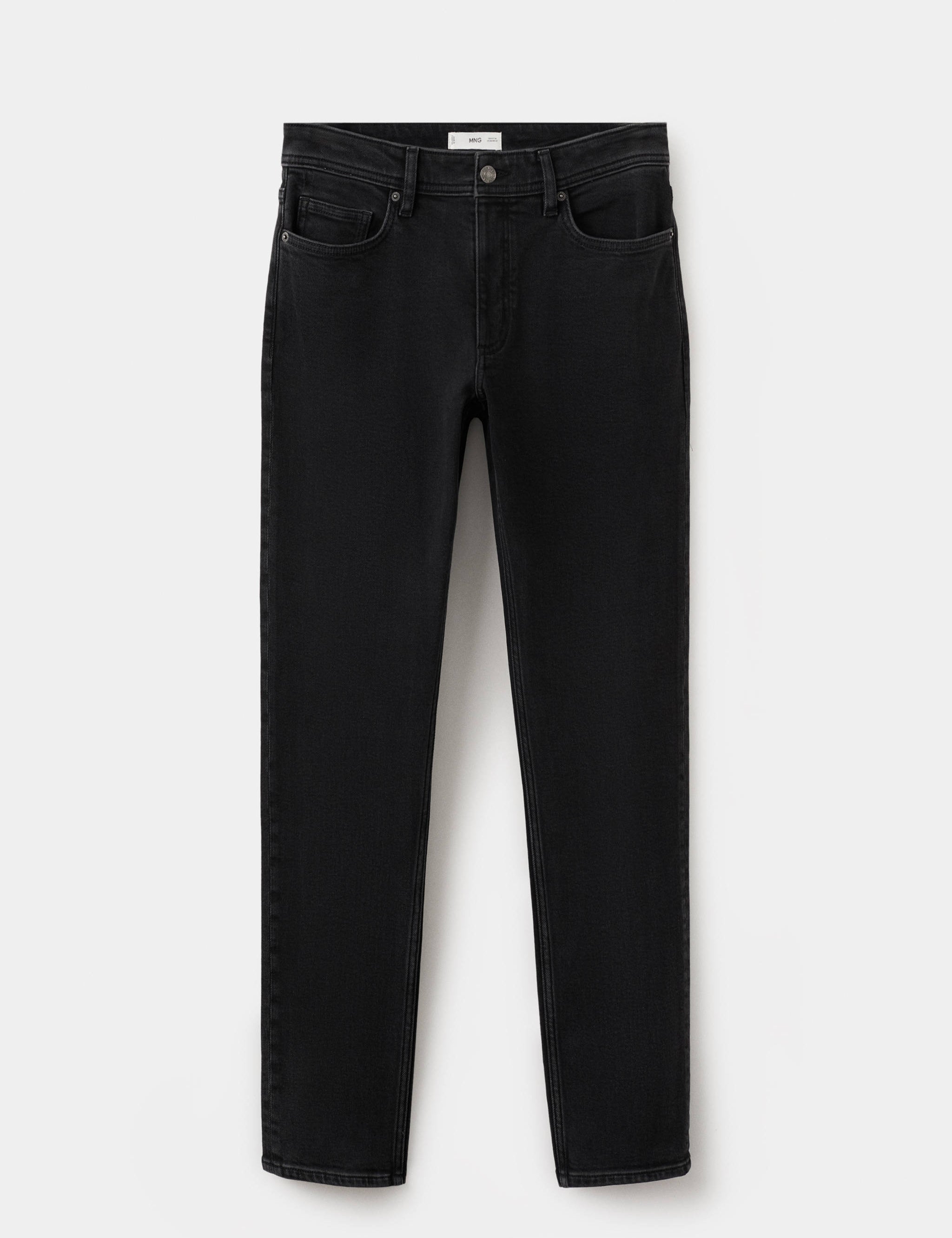 Mango jeans jan in black denim - Image 1