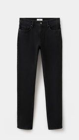 Mango jeans jan in black denim - Image 1