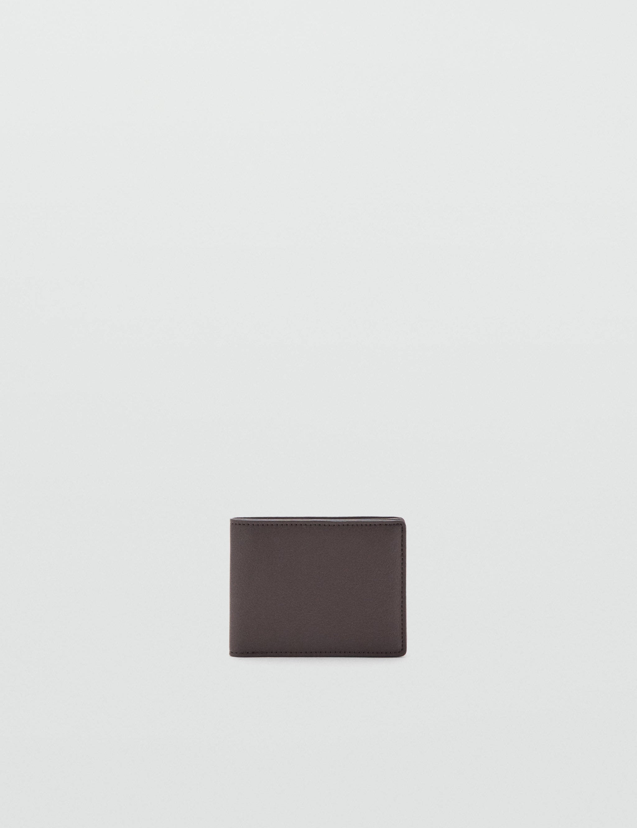 Mango billetera clasicw in brown - Image 1