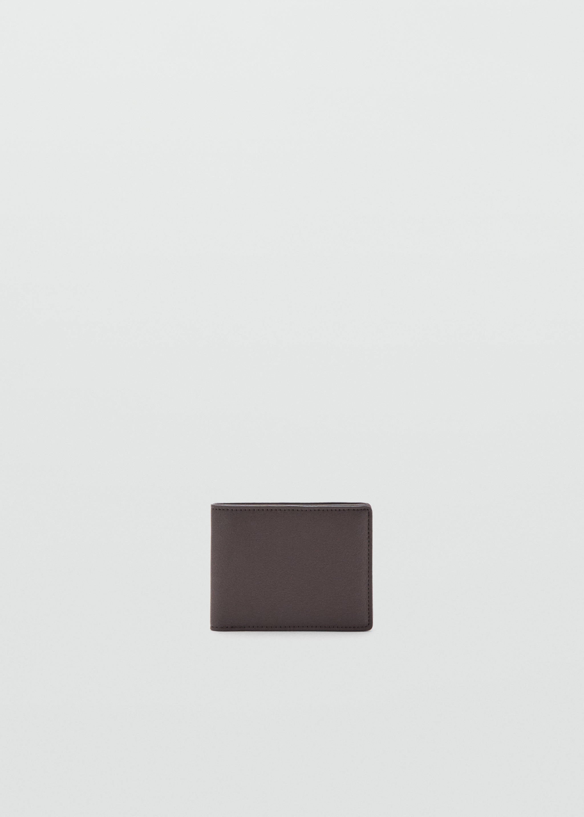 Mango billetera clasicw in brown - Image 1