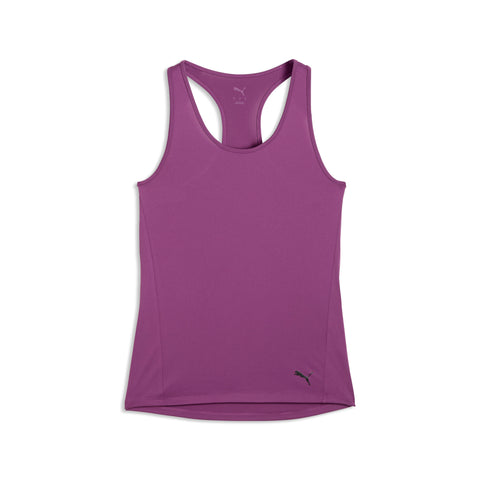 PUMA train all day essentials racerback tank women in plum wine