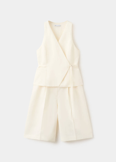 Mango jumpsuit annemary in raw