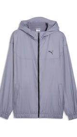PUMA essentials relaxed windbreaker men in gray sky - Image 1