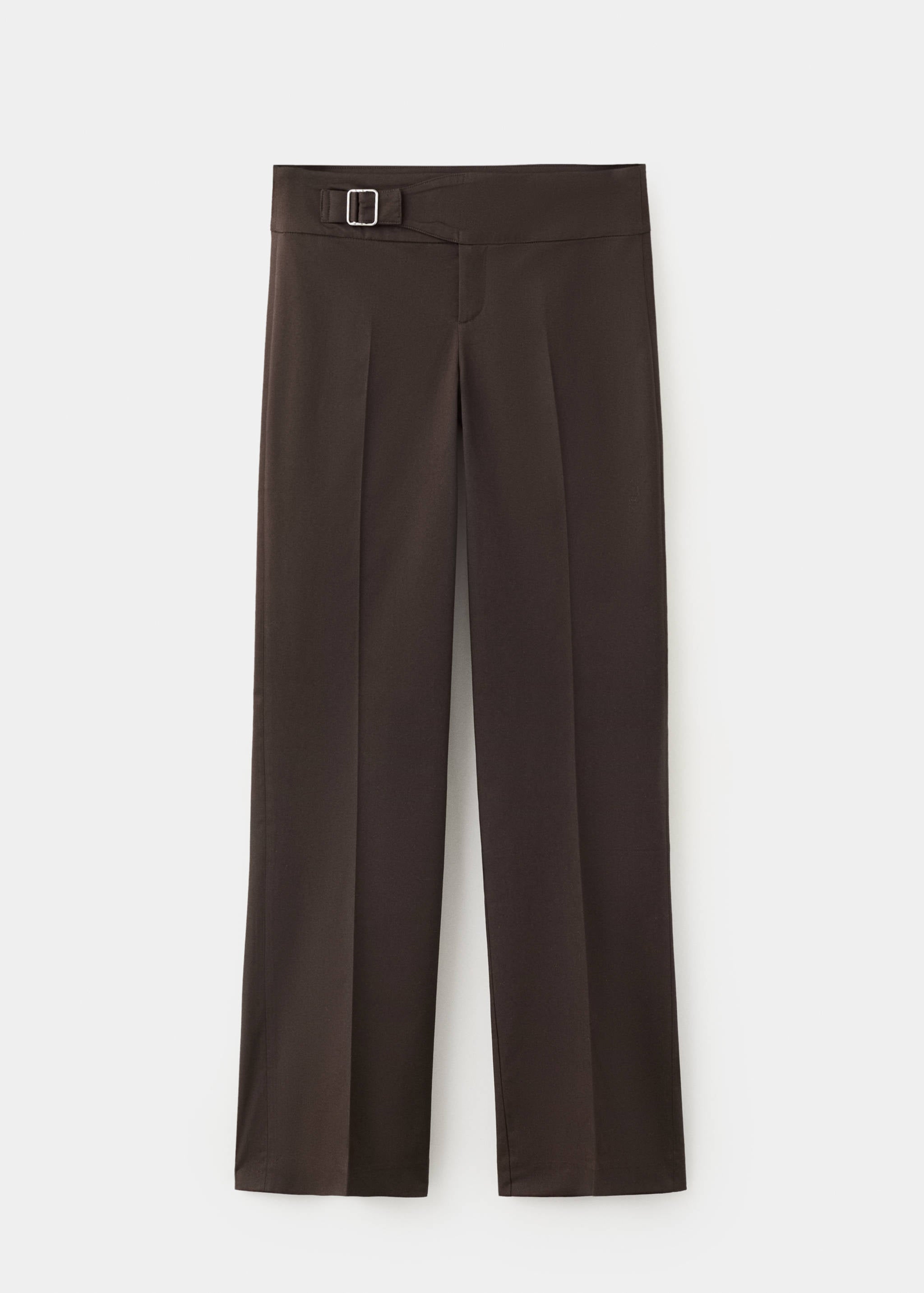 Mango pantalon lola in chocolate - Image 1