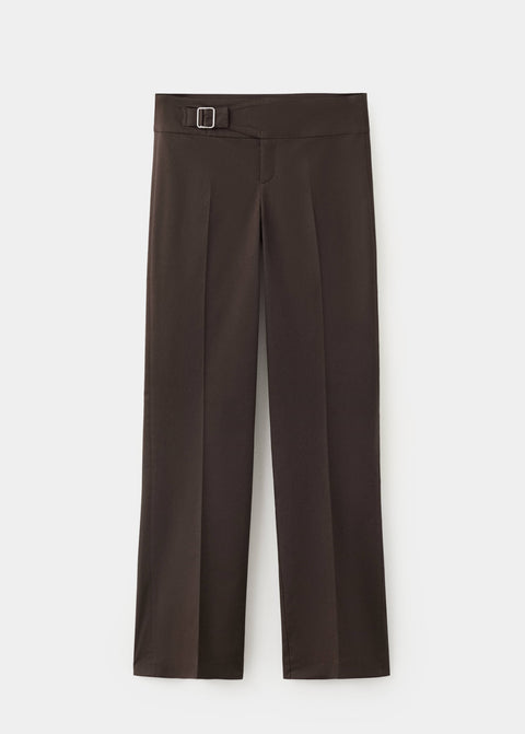Mango pantalon lola in chocolate