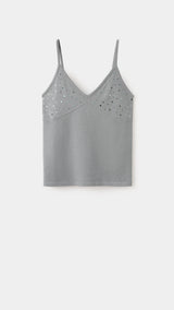 Mango top brilli in light vigore grey - Image 1