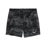 PUMA run velocity printed running 5" shorts men in black - Image 1